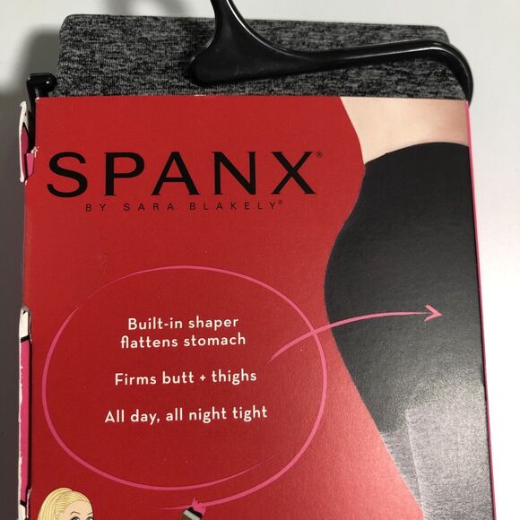 Spanx Tights Womens B Gray Marled Patterned Leg Shapewear New - Picture 6 of 9